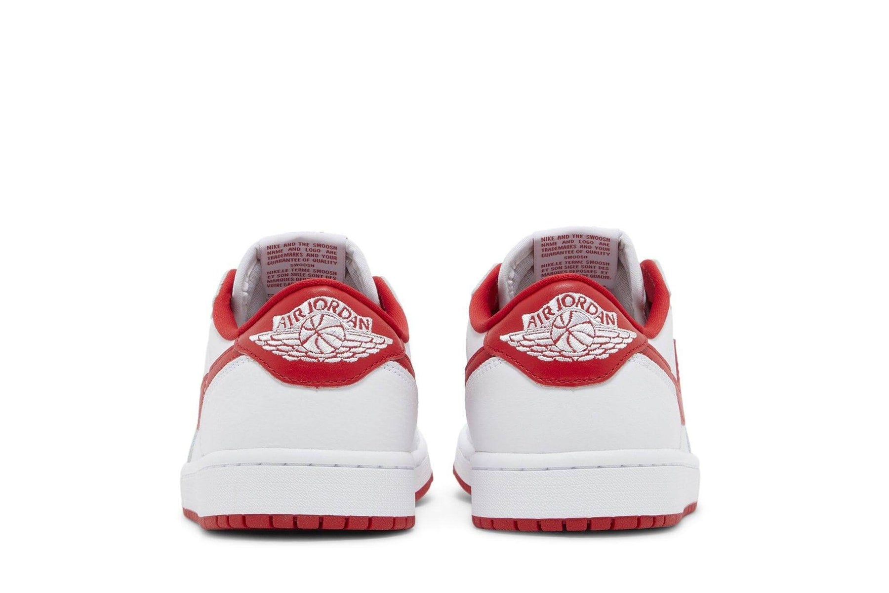 Tênis Jordan 1 Retro Low OG University Red Branco