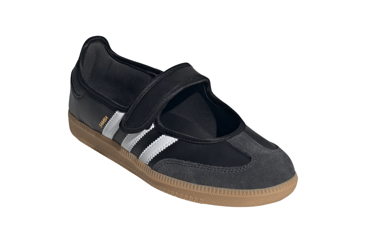 Adidas Samba Jane 'Black White Gum' Preto