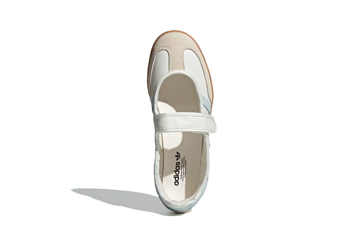 Adidas Samba Jane White Blue Gum Branco