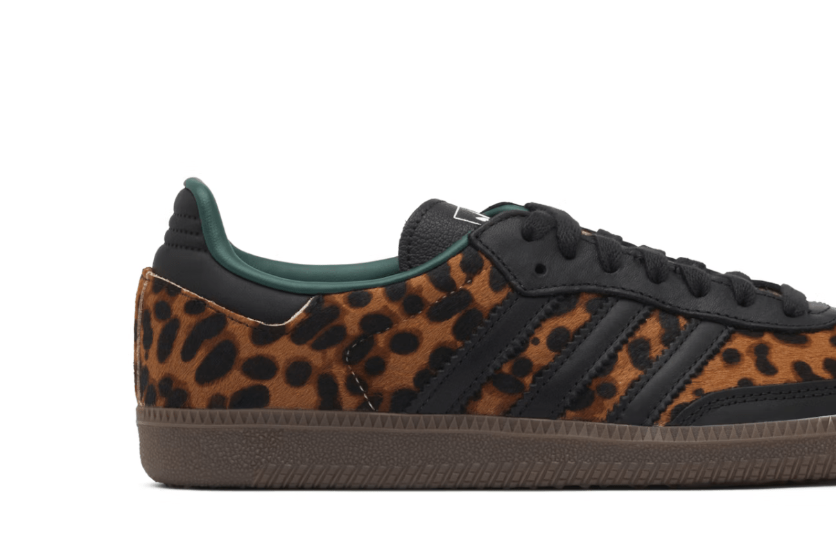 Adidas Samba Og Collegiate Green Leopard Marrom