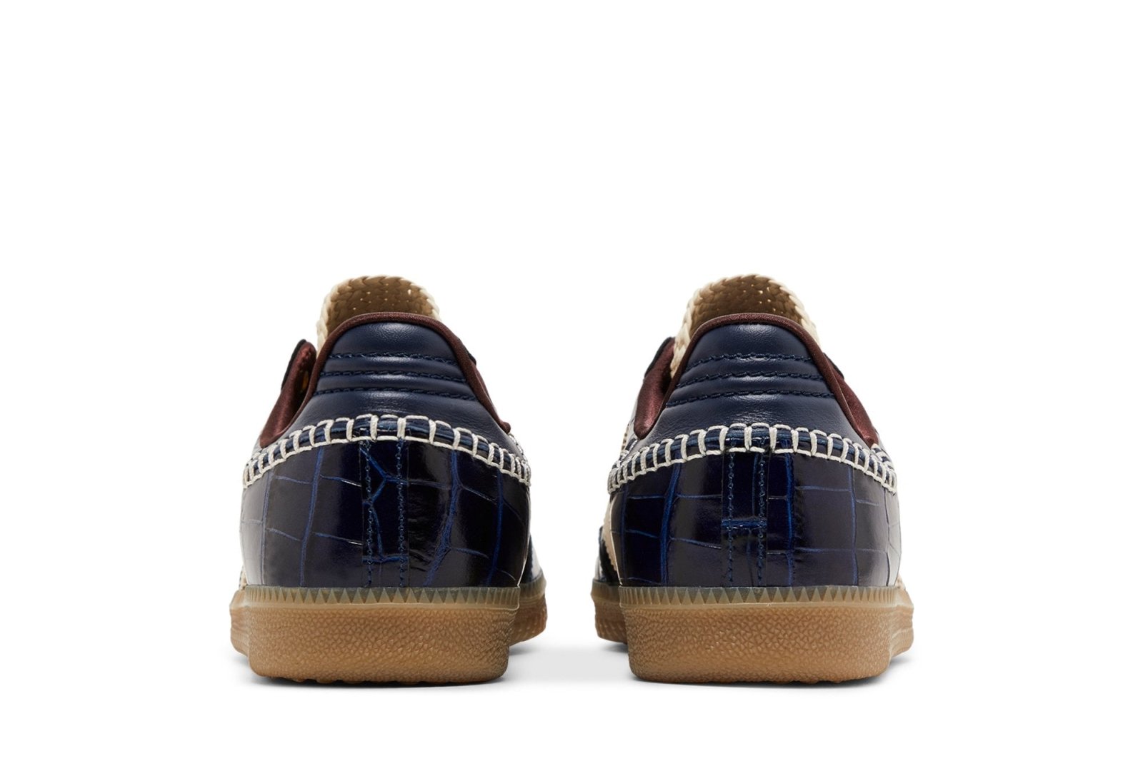 Tênis Adidas Samba x Wales Bonner Collegiate Navy Wonder White Azul Marinho