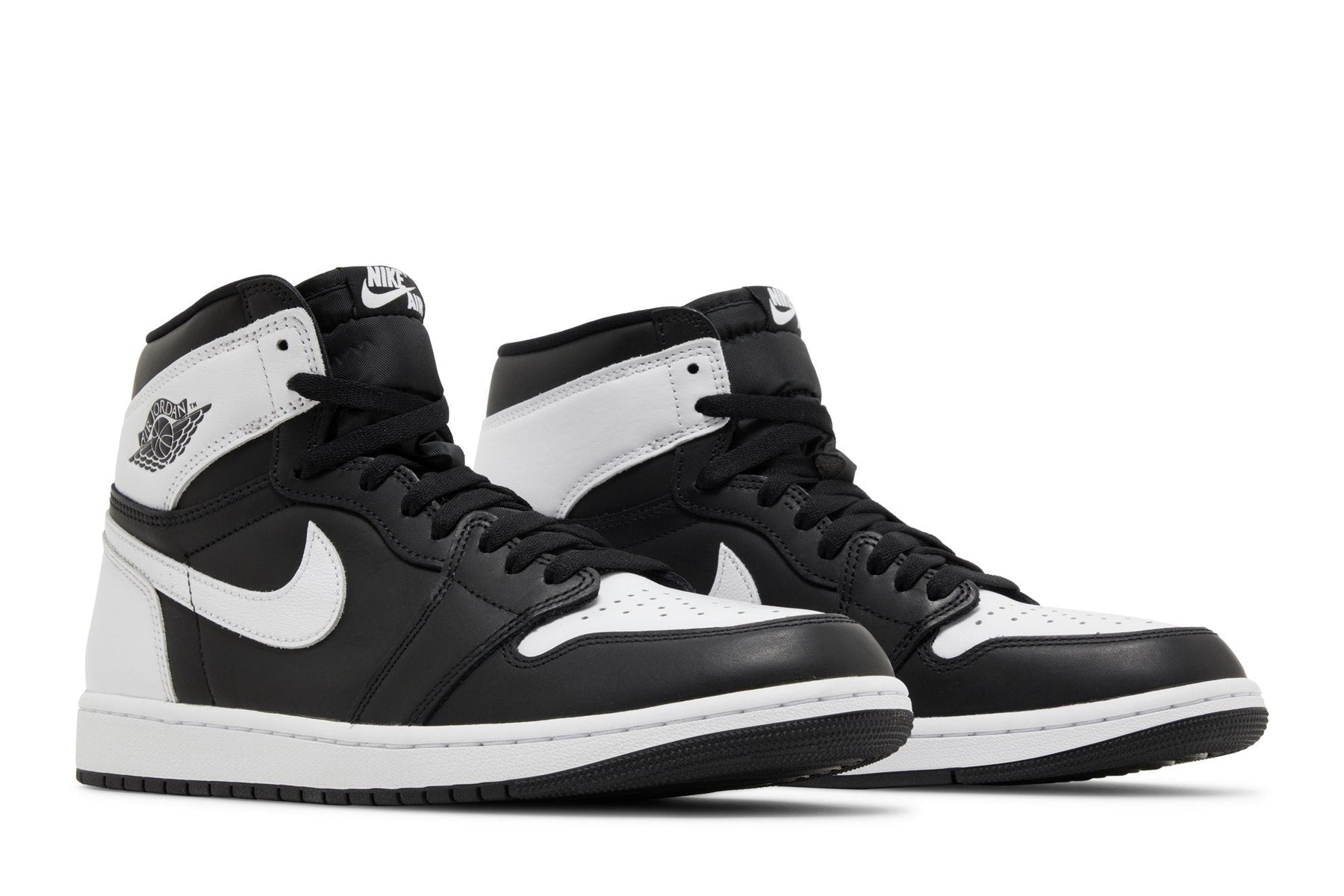 Tênis Air Jordan 1 High OG "Black White" Preto