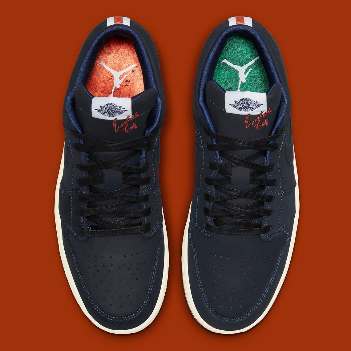 Tênis Air Jordan 1 Low "Eastside Golf" Azul Marinho