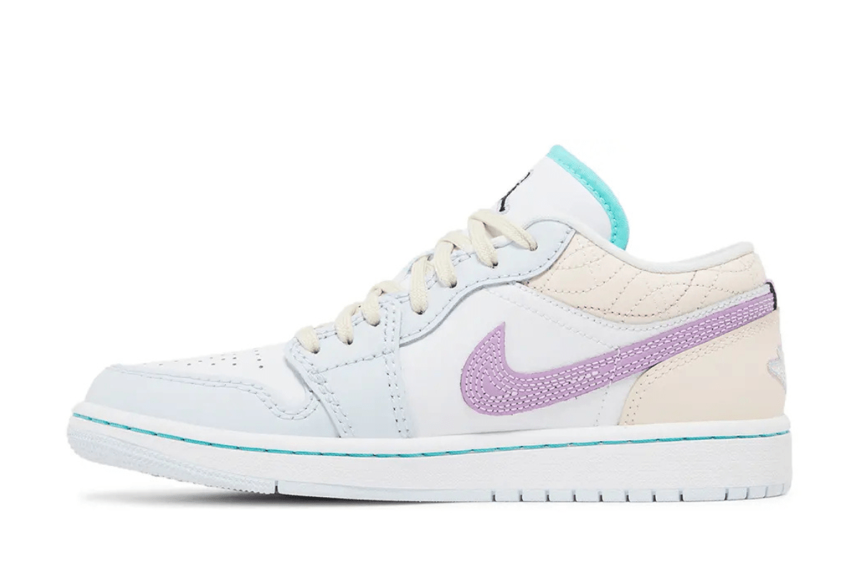 Tênis Air Jordan 1 Low "Multicolor Sashiko" Colorido
