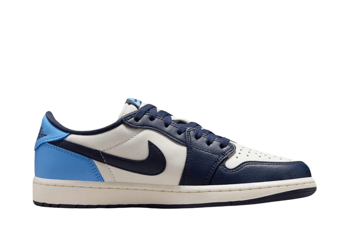 Tênis Air Jordan 1 Low OG Obsidian UNC Azul
