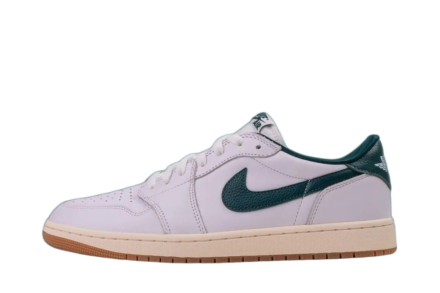 Tênis Air Jordan 1 Low OG Oxidized White Green Branco