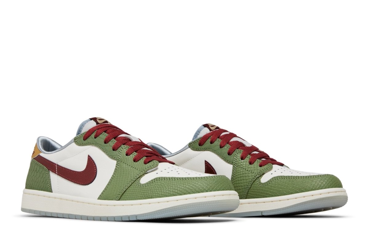 Tênis Air Jordan 1 Low Og Year of Dragon Chinese New Year Verde