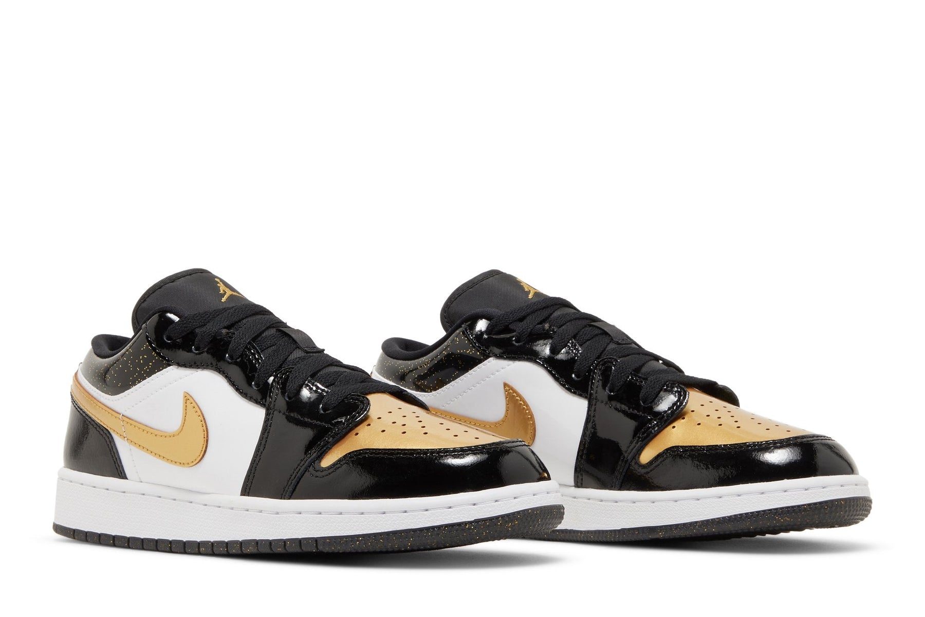 Tênis Air Jordan 1 Low SE Gs "Gold Toe" Preto