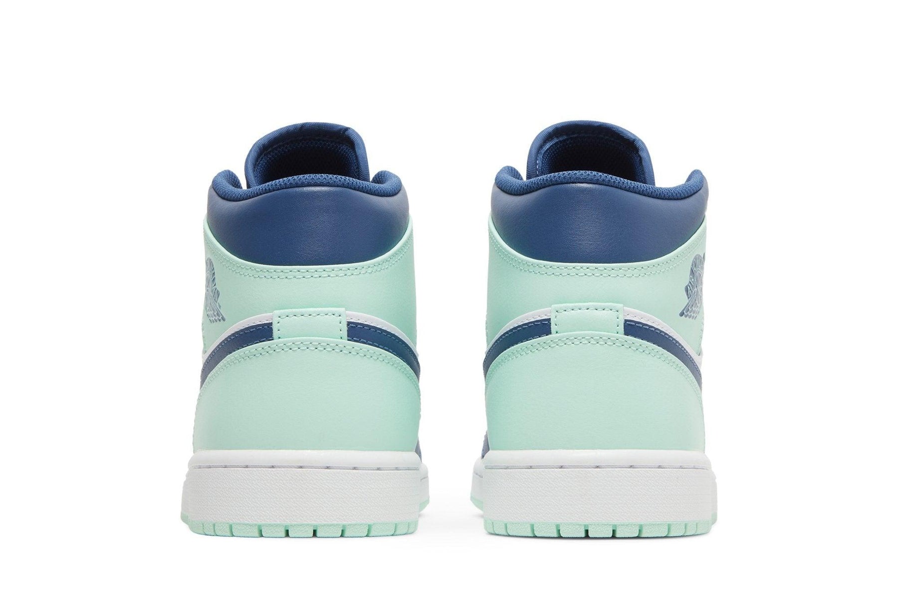 Tênis Air Jordan 1 Mid Aqua Blue Tint Verde