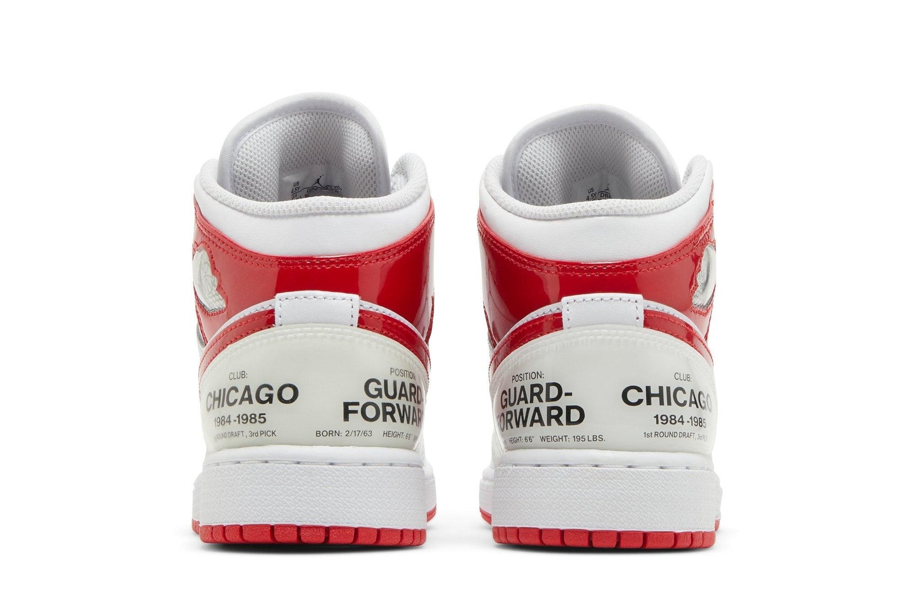 Tênis Air Jordan 1 Mid Rookie Season Branco/Vermelho