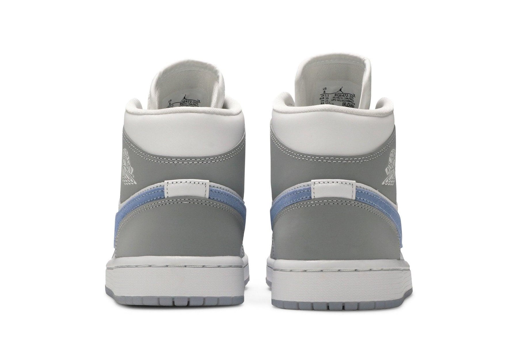 Tênis Air Jordan 1 Mid Wolf Grey Cinza