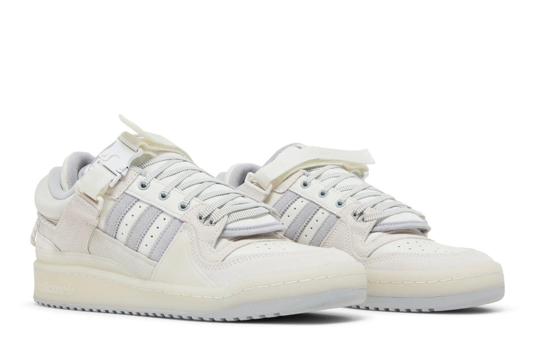 Tênis Bad Bunny x Adidas Forum Buckle Low White Branco