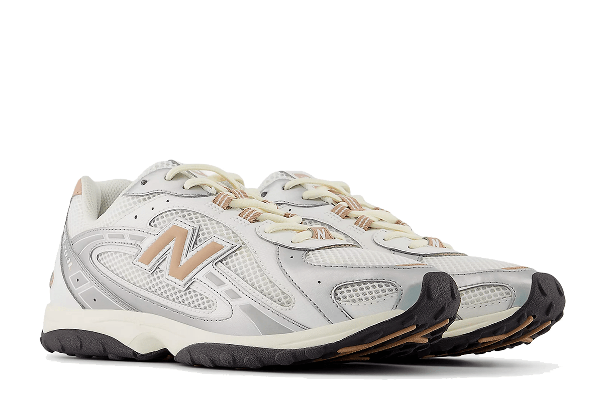 New Balance 204L Silver Metallic Flat Taupe Prateado