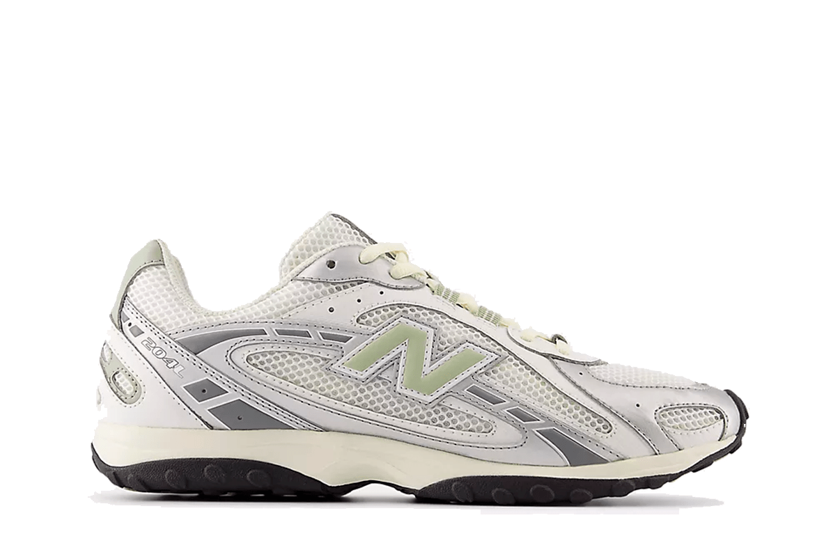 New Balance 204L Silver Metallic Sage Green Prateado
