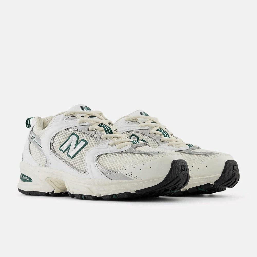 Tênis New Balance 530 Sea Salt White Marsh Green Branco