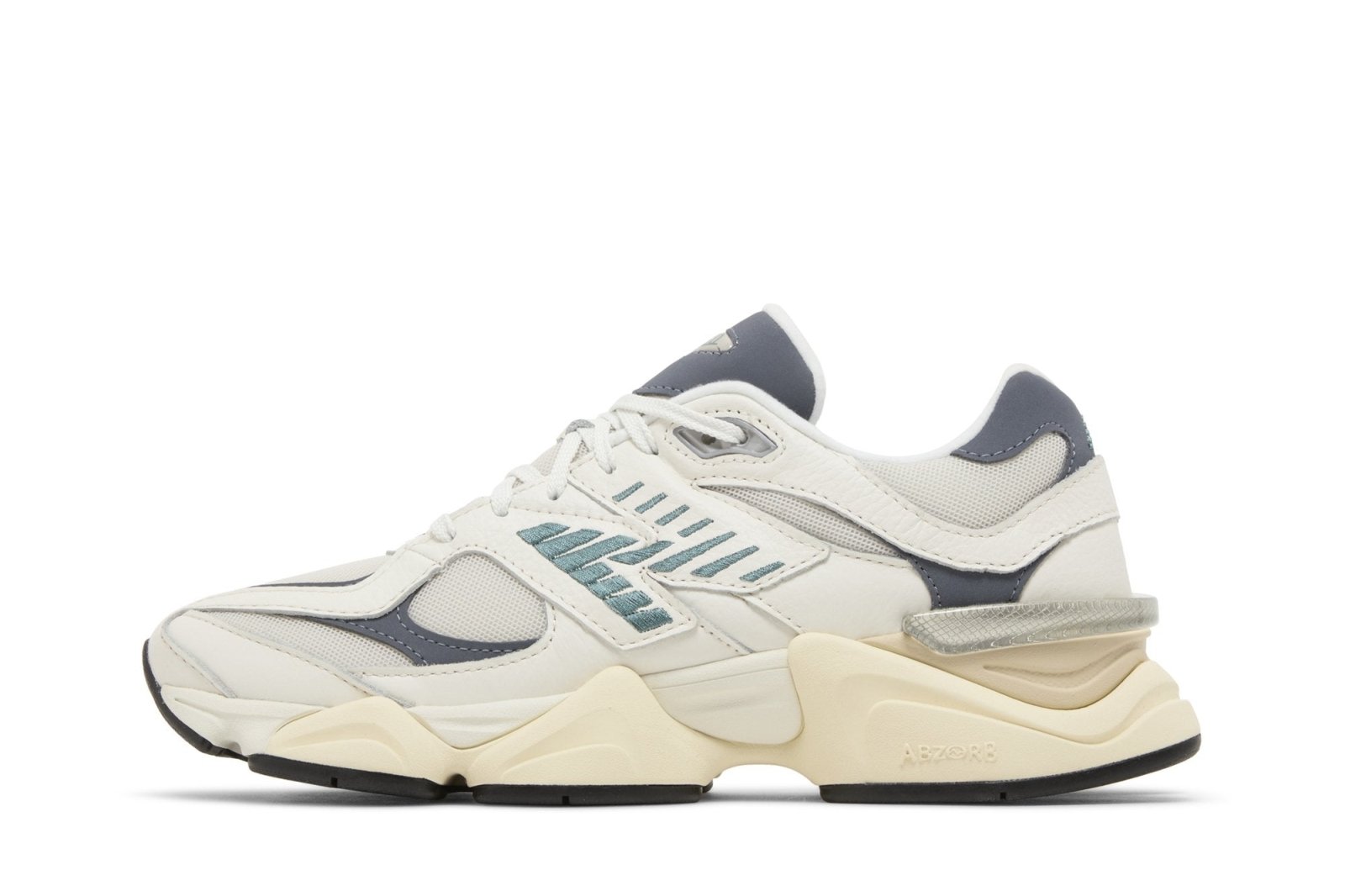 Tênis New Balance 9060 Sea Salt New Spruce Dark Artic Grey Cinza