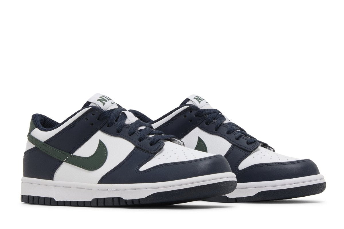 Tênis Nike Dunk Low Obsidian Vintage Green Azul Marinho