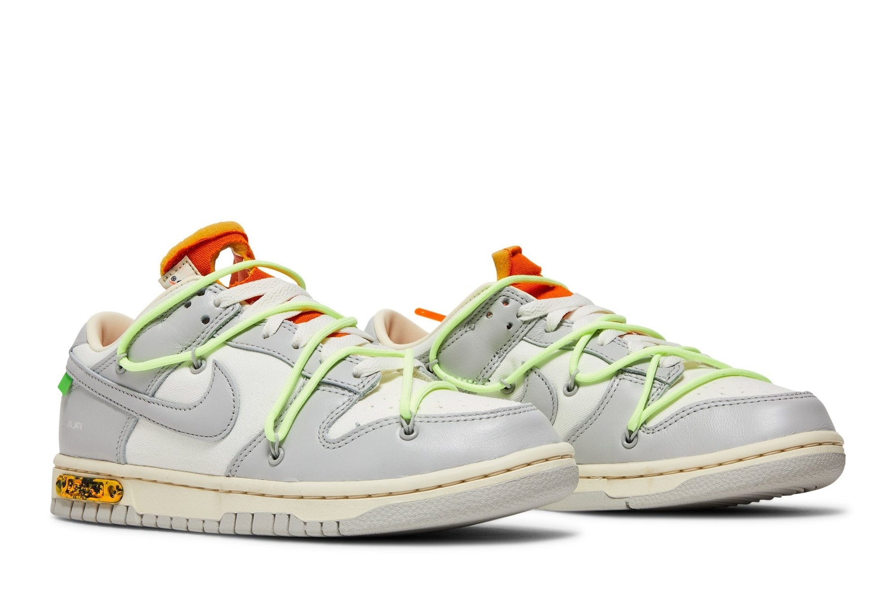 Tênis Nike Dunk Low x Off White "Lot 43" Cinza