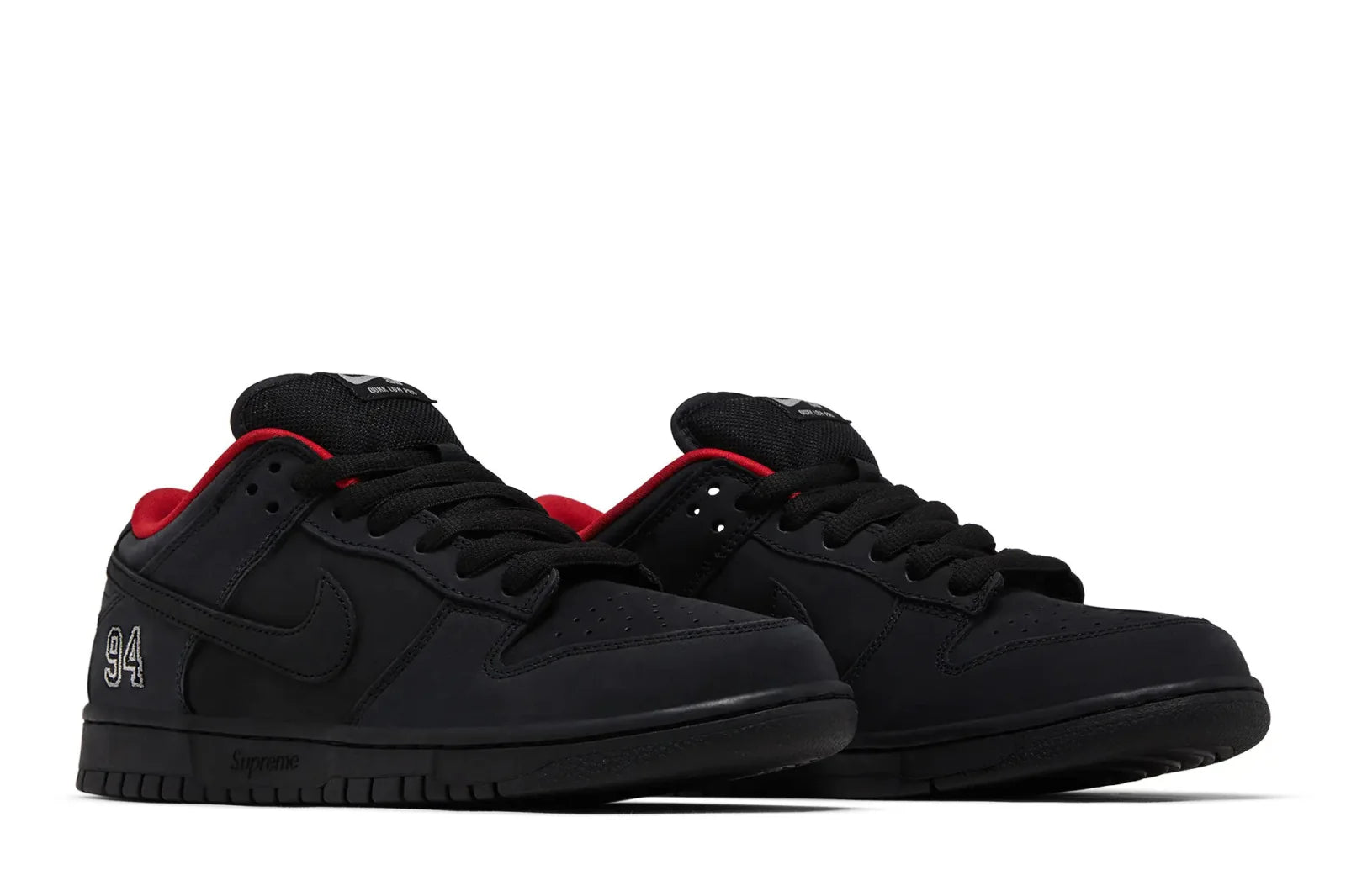 Tênis Nike SB Dunk Low Supreme 94 Black Preto