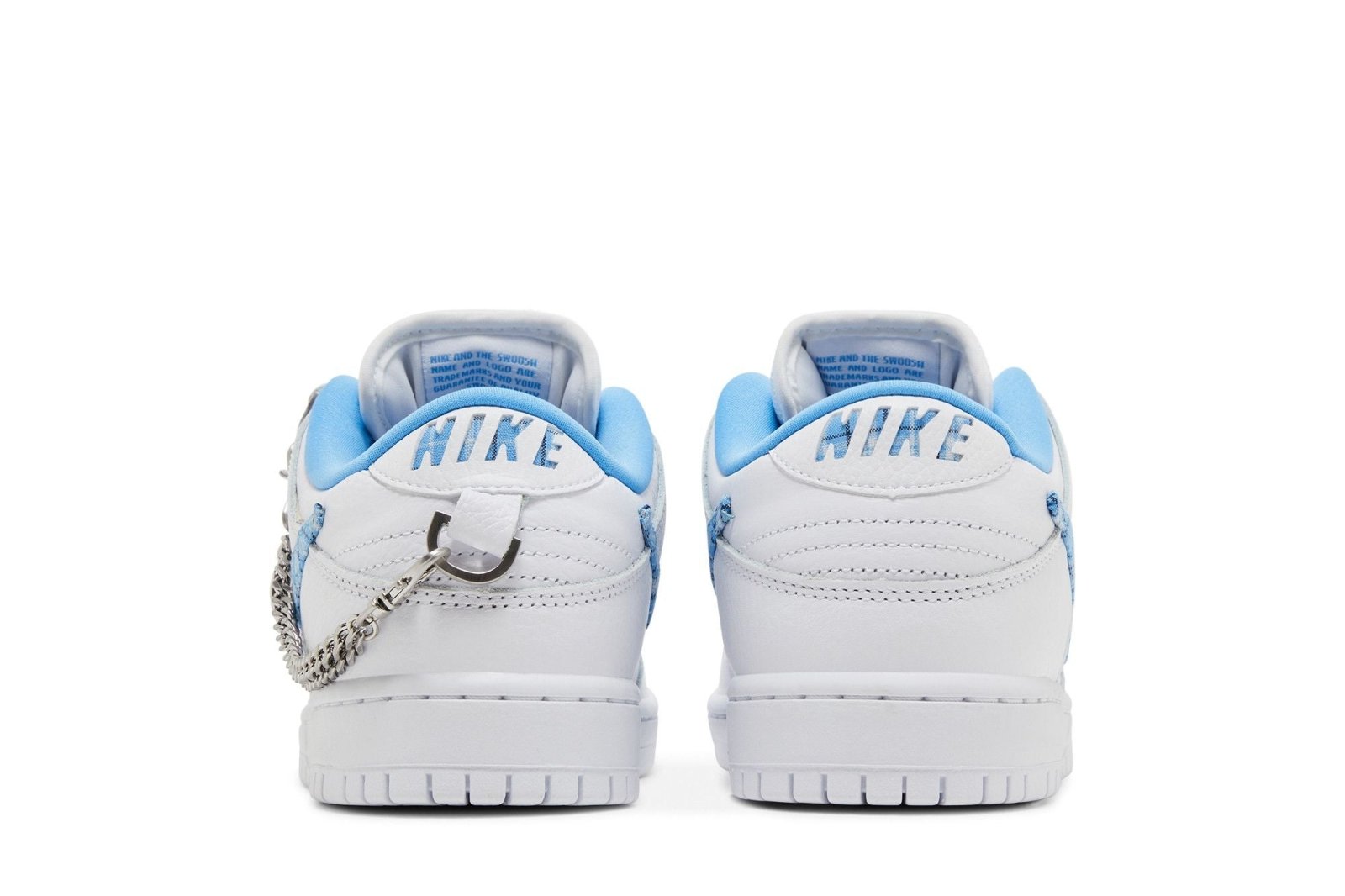 Tênis Nike SB Dunk Low x Nicole Hause White University Blue Branco