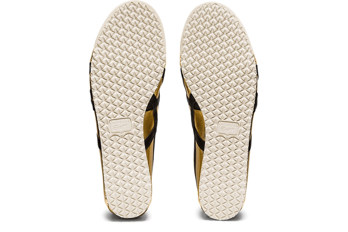 Tênis Onitsuka Tiger Mexico 66 Pure Gold Black Dourado