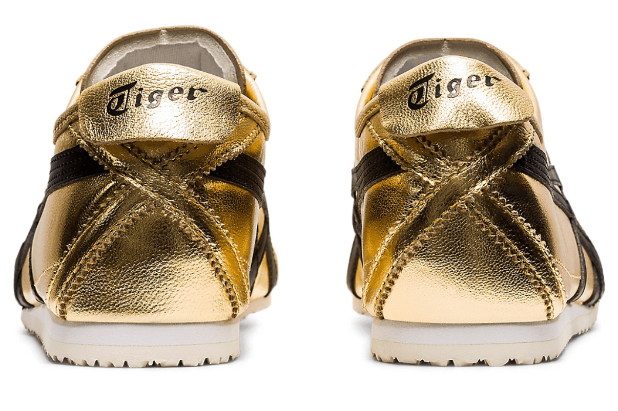 Tênis Onitsuka Tiger Mexico 66 Pure Gold Black Dourado