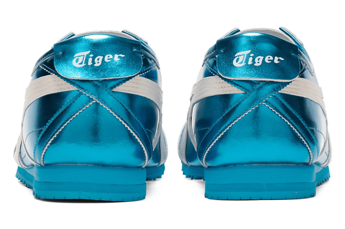 Tênis Onitsuka Tiger Mexico 66 SD Metallic Series Pale Mint Cream Azul