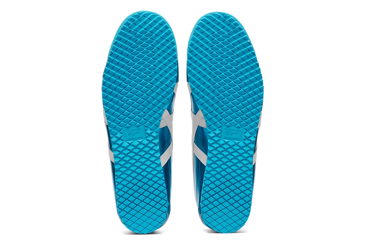 Tênis Onitsuka Tiger Mexico 66 SD Metallic Series Pale Mint Cream Azul