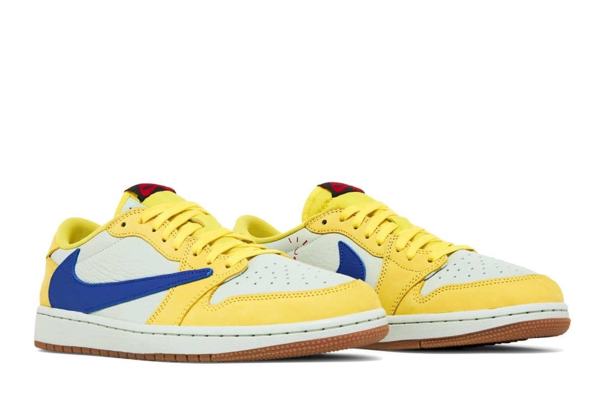 Tênis Nike Travis Scott x Air Jordan 1 Low OG 'Canary'