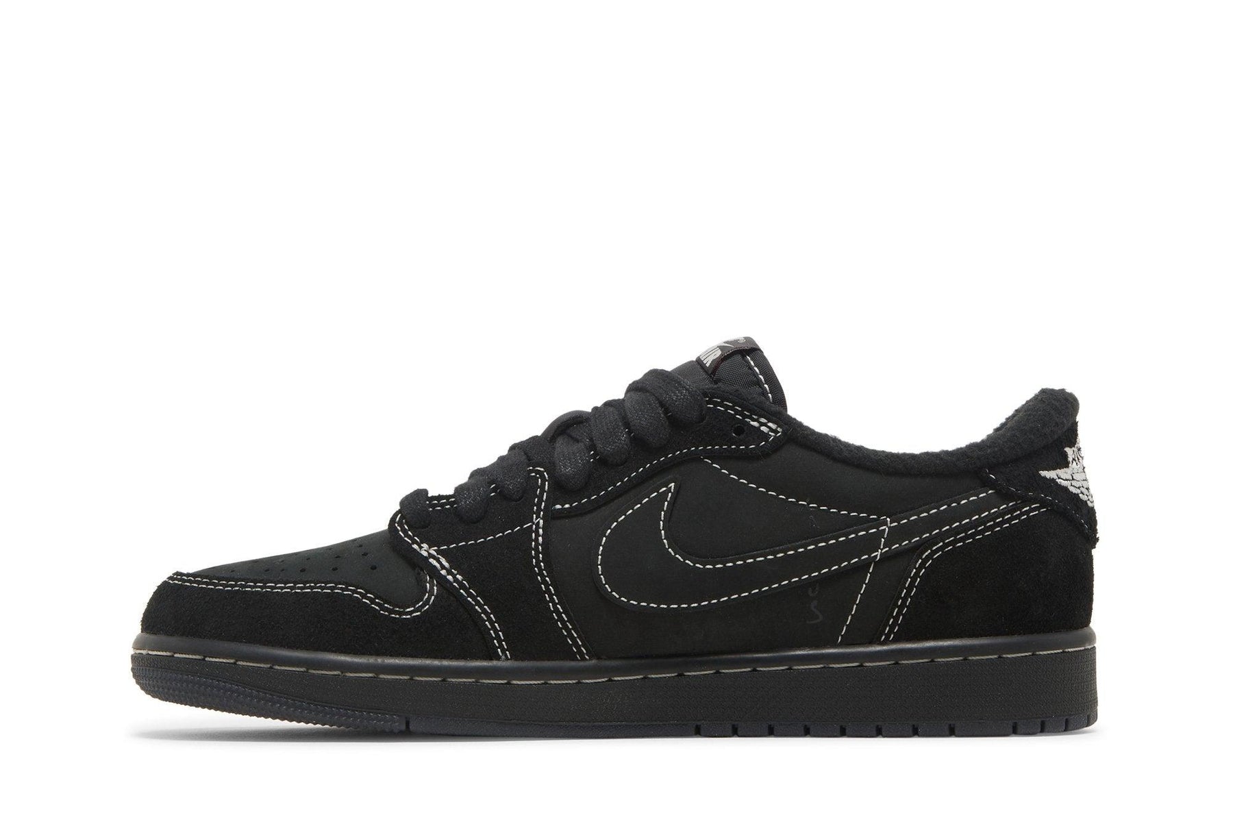 Tênis Nike Travis Scott x Air Jordan 1 Low Black Phantom