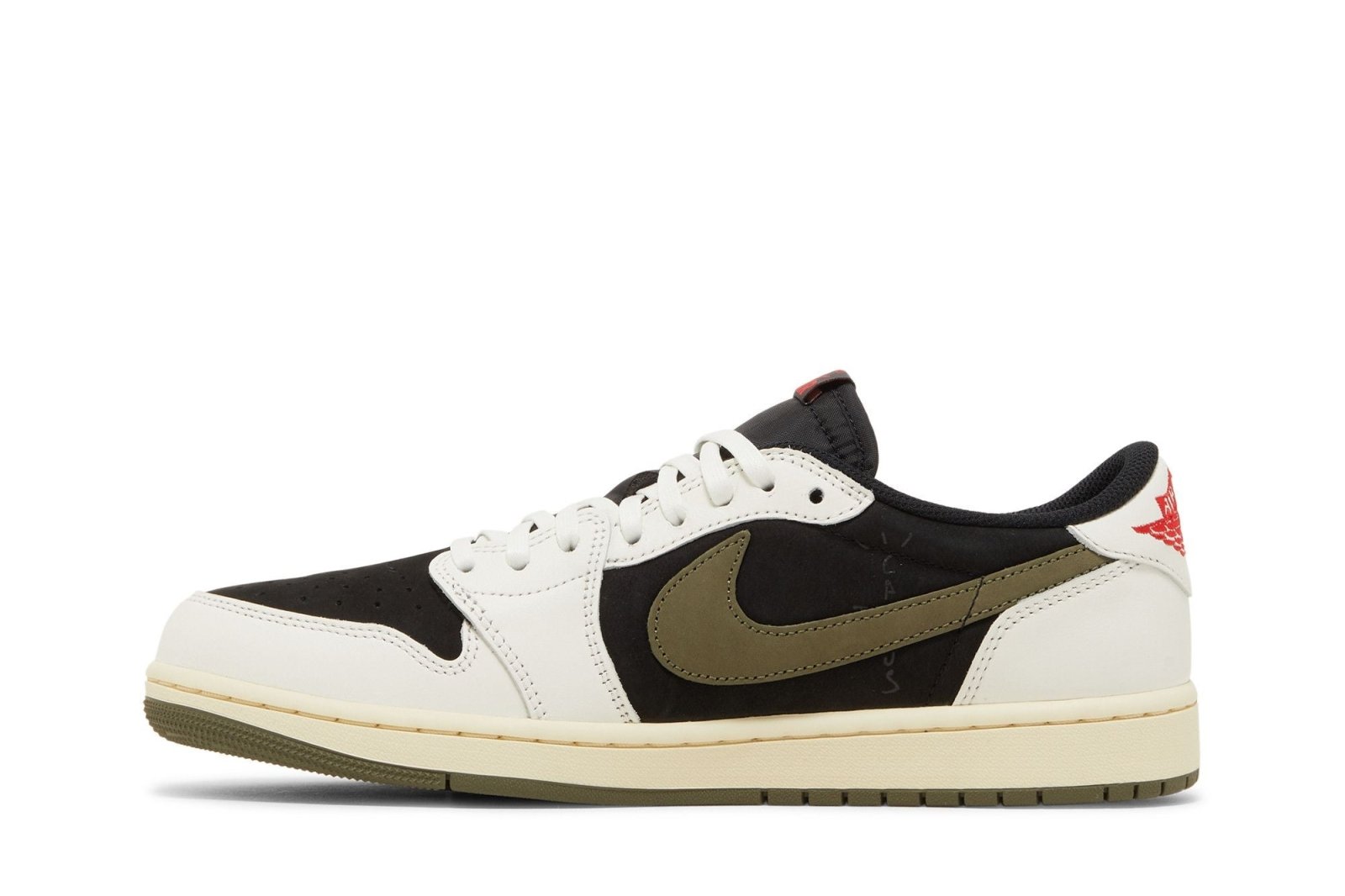 Tênis Nike Travis Scott x Air Jordan 1 Low "Olive"