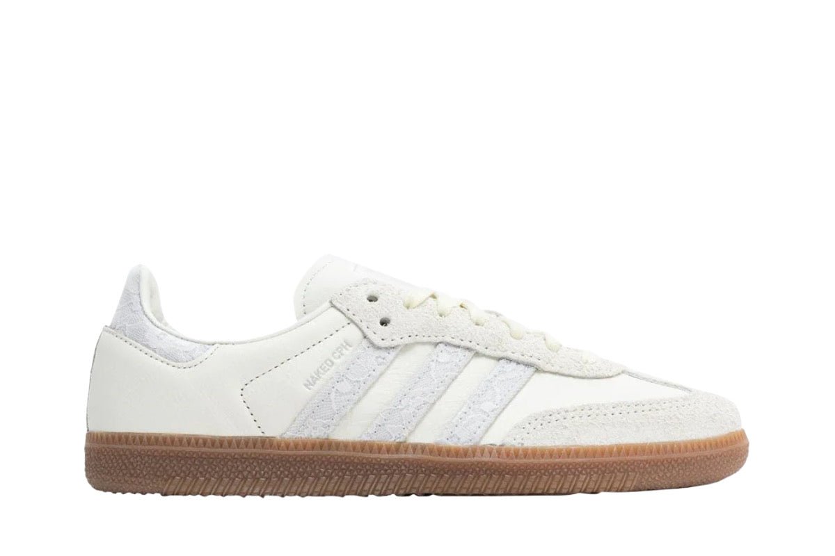 Adidas Samba Og  x Naked Consortium Off White Crystal White Branco