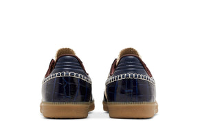 Tênis Adidas Samba x Wales Bonner Collegiate Navy Wonder White Azul Marinho