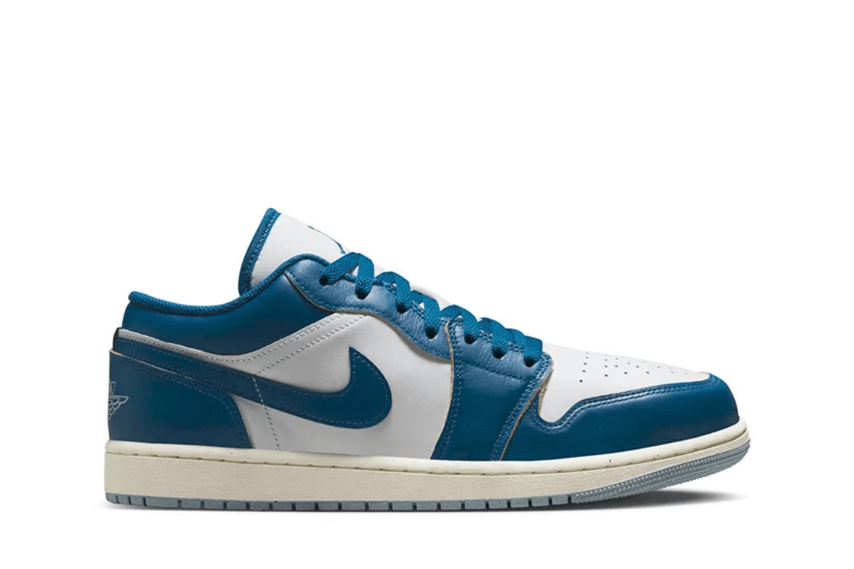 Tênis Air Jordan 1 Low Industrial Blue Azul
