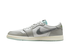 Tênis Air Jordan 1 Low "Lunar New Year" Photon Dust Cinza