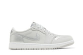 Tênis Air Jordan 1 Low Og Metallic Silver Cinza