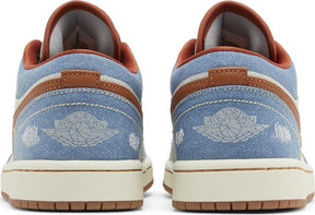 Tênis Air Jordan 1 Low Phantom Denim Cinza