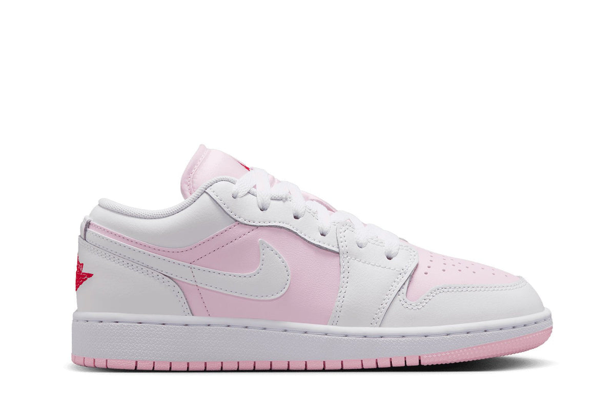 Tênis Air Jordan 1 Low Pink Foam White Rosa