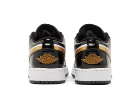 Tênis Air Jordan 1 Low SE Gs "Gold Toe" Preto