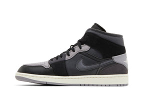 Tênis Air Jordan 1 Mid SE Craft Inside Out Black Preto