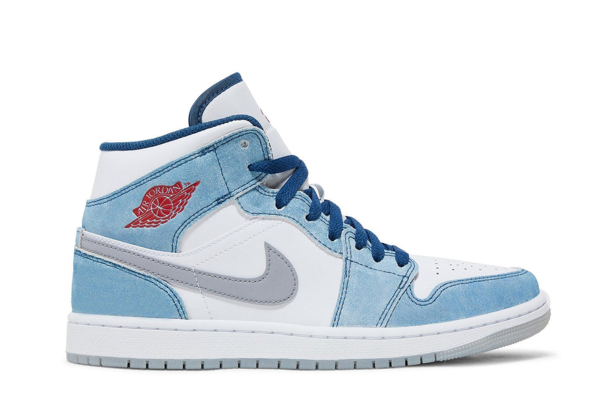 Tênis Air Jordan 1 Mid SE French Blue Azul