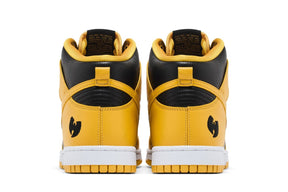 Tênis Nike Dunk High x Wu Tang Clan Black and Pollen Amarelo