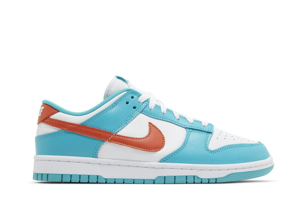 Tênis Nike Dunk Low "Miami Dolphins"  Azul