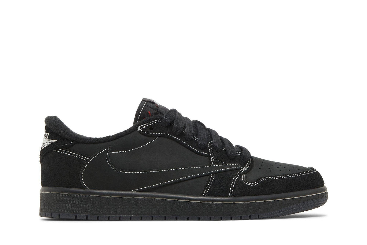 Tênis Nike Travis Scott x Air Jordan 1 Low Black Phantom